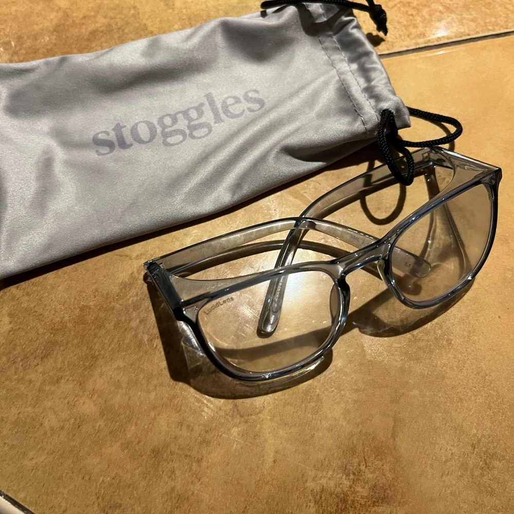 Stoggles protective glasses square denim small size
